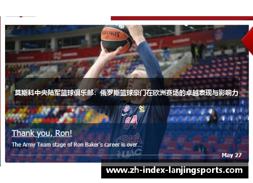 莫斯科中央陆军篮球俱乐部：俄罗斯篮球豪门在欧洲赛场的卓越表现与影响力
